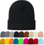 Beanie for Men Women Cuffed Knit Hat Winter Beanies Skull Cap Unisex