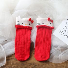Fashion Sanrio Women's Socks Autumn and Winter Harajuku Kawaii Cute Flanging Girls Socks Lolita Cotton Socks Women Jk Stockings (Color: 01)