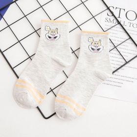 Cartoon SpongeBobs Women's Socks High Quality Fashion Men's Women Sock Printed Casual Hip-Hop Personality Adult Couple Stockings (Color: 55)