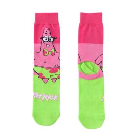 Cartoon SpongeBobs Women's Socks High Quality Fashion Men's Women Sock Printed Casual Hip-Hop Personality Adult Couple Stockings (Color: 26)
