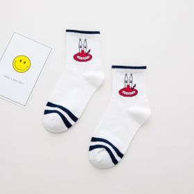 Cartoon SpongeBobs Women's Socks High Quality Fashion Men's Women Sock Printed Casual Hip-Hop Personality Adult Couple Stockings (Color: 05)
