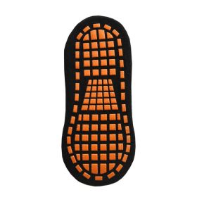 5 Pairs adults Anti-Slip Sock trampoline Sock Cotton Breathable Short Socks Elasticity Sport Boy Girl Outside Child Socks (Color: Black, size: Adult)