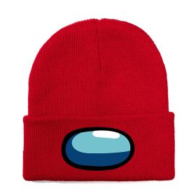 Hat Winter Funny Hat Beanies Knit Among Us Knitted Hat Windproof Hot Games Cap Model Hip Hop Keep Warm Gift Winter Beanie Caps (Color: 04)