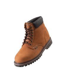 Safara Premium Brown Nubuck Steel Toe Water Resistant Work Boots (R60300) (Shoe Size: 6.5)
