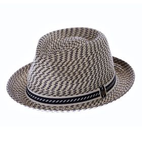 Gransee Polyester Fedora Hat (Color: Tan)