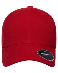 Flexfit 6100NU Adult NU Hat (Color: Red, size: L/XL)