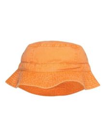 Adams ACVA101 Vacationer Pigment Dyed Bucket Hat (Color: TANGERINE, size: L)